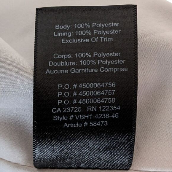 Aritzia Babaton Keith Jacket Blazer Japanese Fabric Open Front in Black Size 2 - Picture 13 of 13
